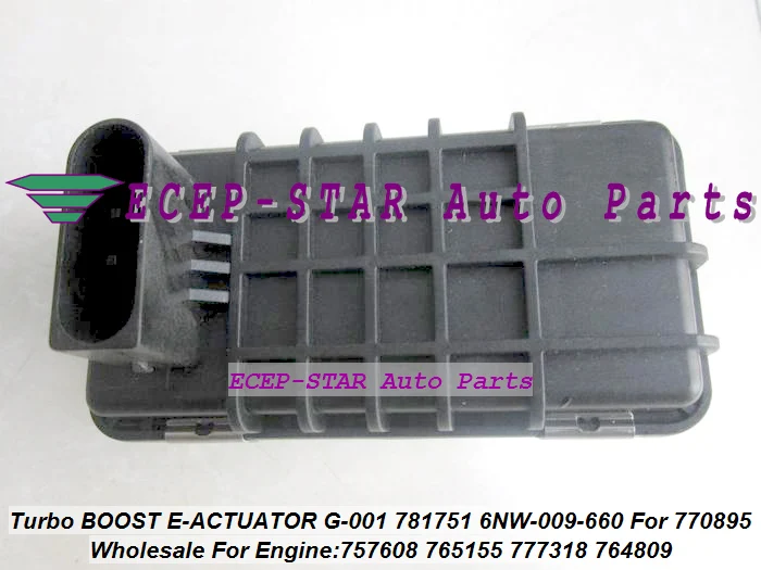 

Turbocharger Electric Actuator Electronic G-001 G001 G-01 G01 6NW009660 781751 6NW-009-660 For 770895 765155 777318 757608 Turbo