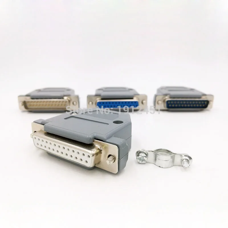 DB25 data cable connector plug 2 row VGA Plug connector 25pin female Male port socket adapter D type DP25