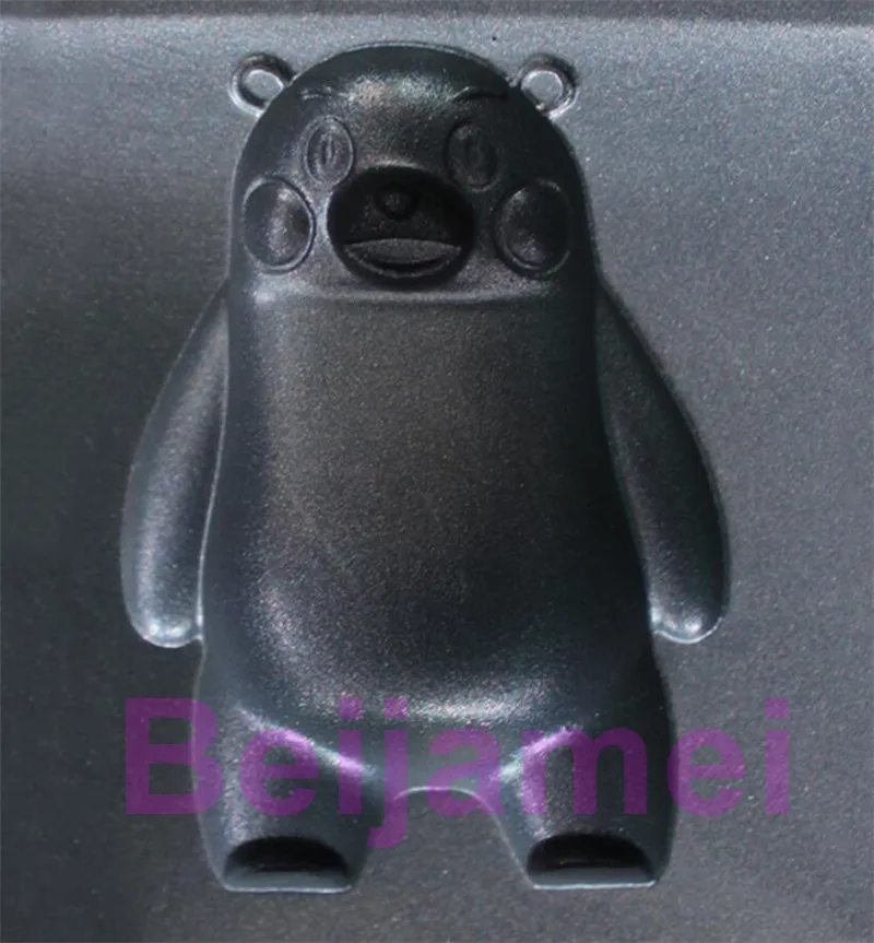 BEIJAMEI Kommerzielle elektrische Tierform Kumamoto Bär Form Waffeleisen Cartoon Waffeleisen Maschine mit Bärenform