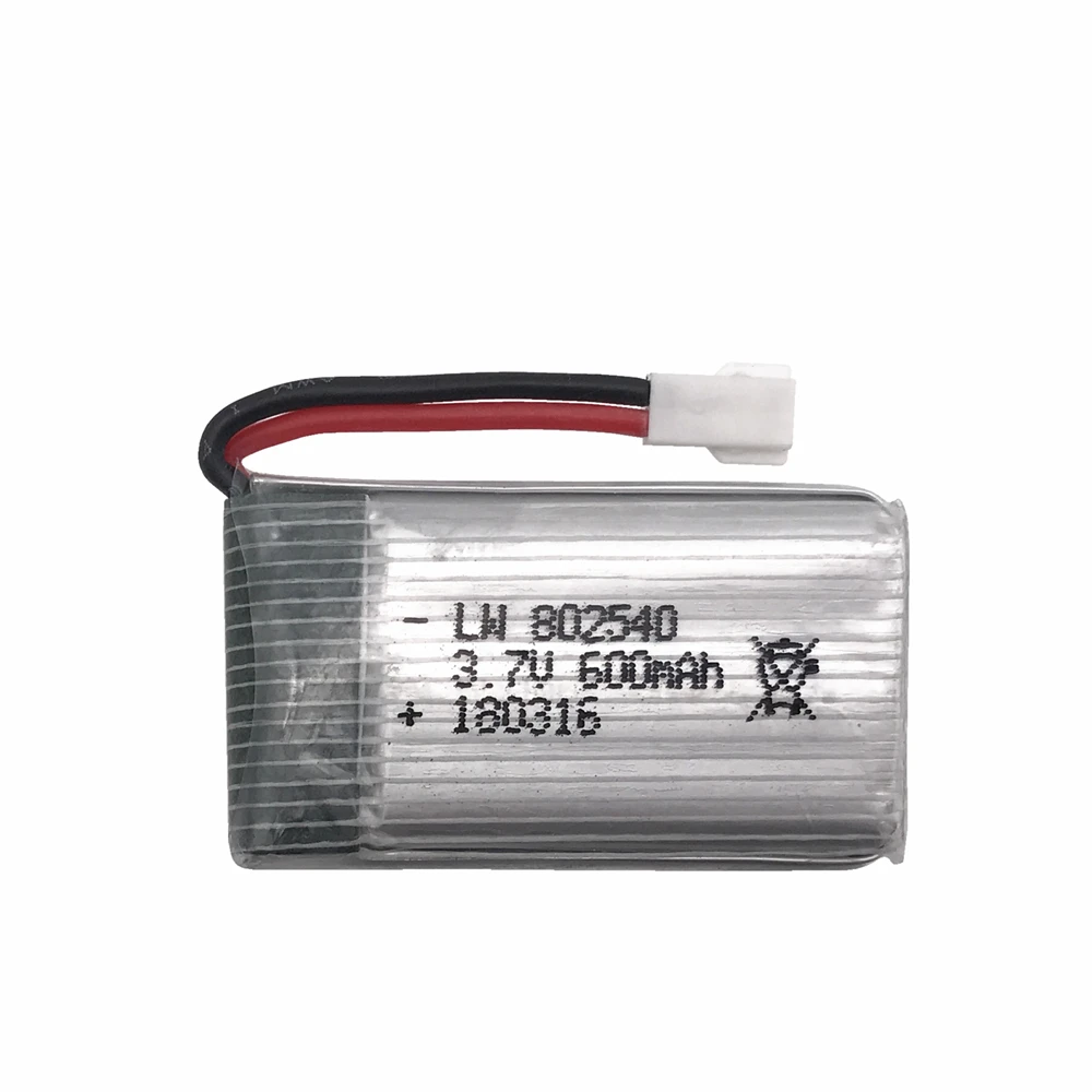 2pcs/lot 3.7V 600mAh 25C 1S Lipo battery + DC5V 1S RC LIPO Battery Compact Balance Charger for Syma X5SW X5C X5 QX80  Helicopter