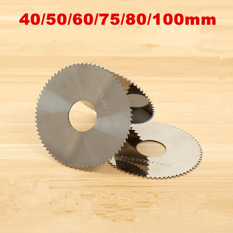 1PCS 40mm 50mm 60mm 75mm 80mm 100mm,carbide milling cutter,Slotting cutter,saw blade milling cutter,The lathe milling pin tool