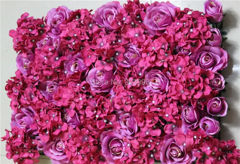 

SPR Free Shipping-plum/hot pink/pinkish red-Artificial silk rose flower wall wedding background lawn/pillar road lead flower