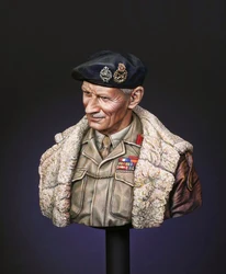 1/10 ancient man officer  bust   toy Resin Model Miniature Kit unassembly Unpainted