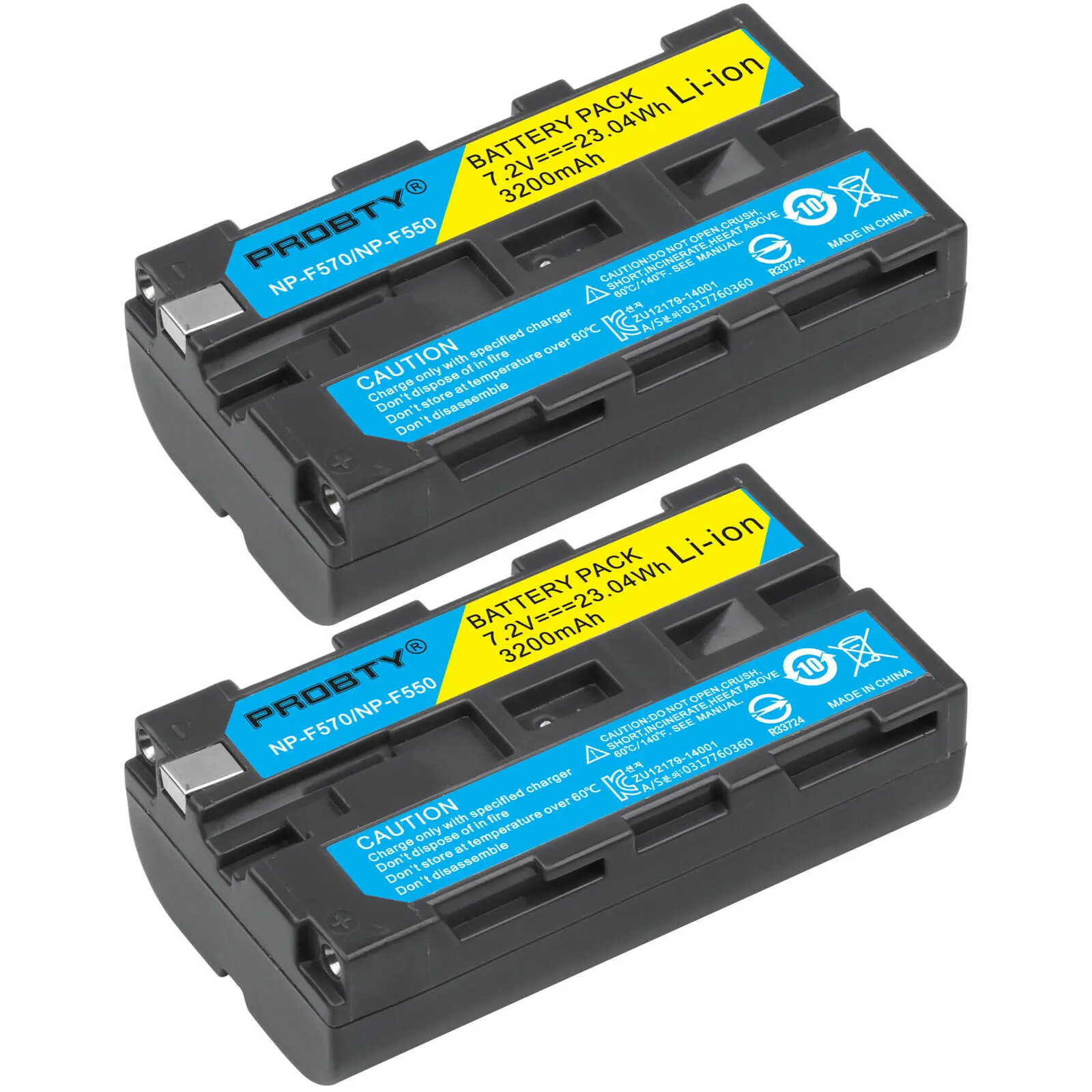 NP-F550 NP F550 NP-F570 3200mAh Camera Battery For Sony NP-F330 NP-F530 NP-F570 NP-F730 NP-F750 CCD-TRV81 CCD-RV100 L70