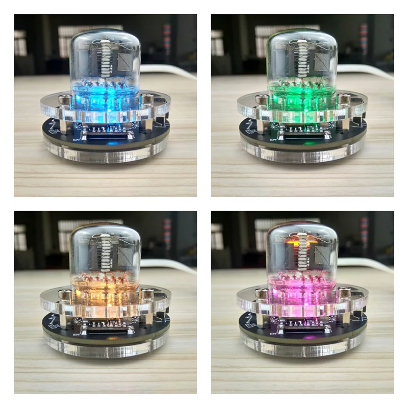 GHXAMP Single Tube Glow Clock QS30-1 SZ30-1 nixie clock RGB LED Audio Electronic Accessories DC5V USB