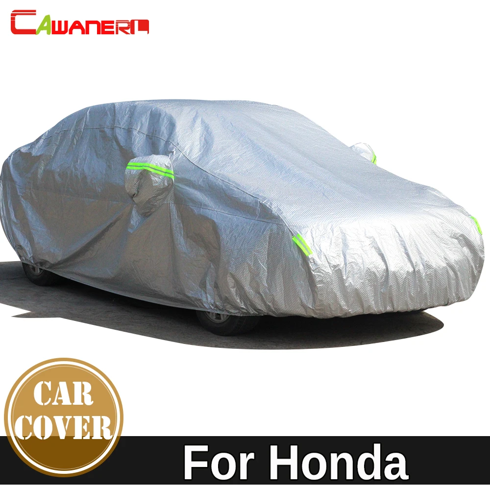 

Cawanerl For Honda CR-Z Fit Jazz Vezel Crosstour Accord Clarity Cotton Car Cover Waterproof Sun Rain Hail Snow Protection Cover