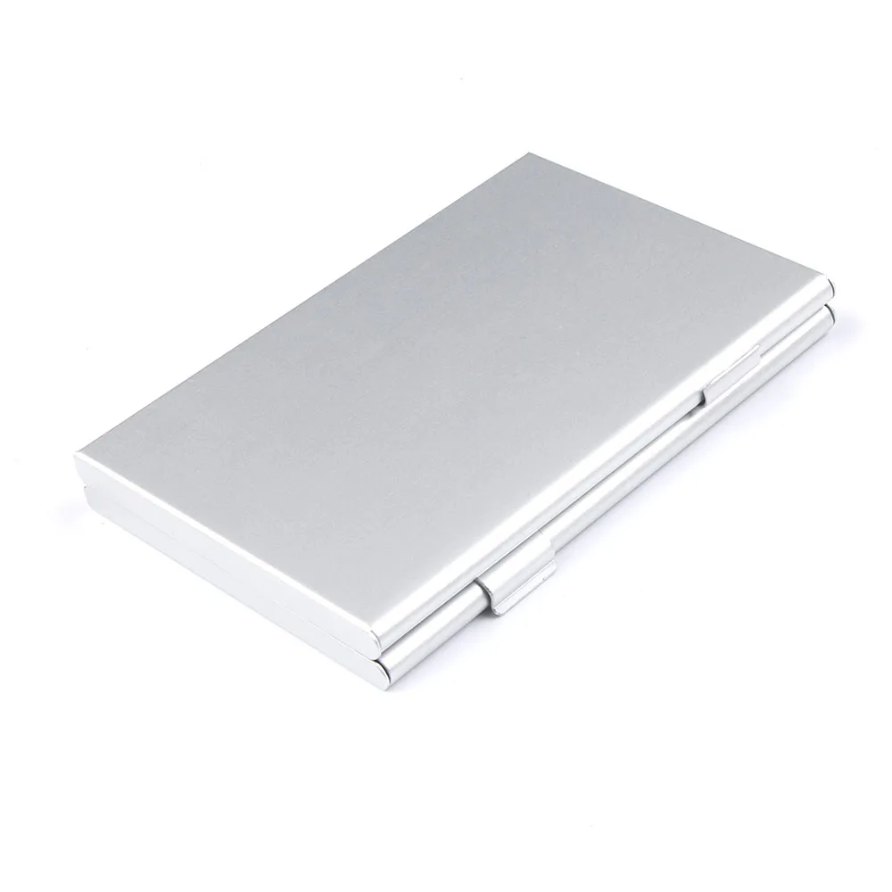 Metal MMC Memory Card Aluminium Alloy Storage Box Kamera 6 Case untuk SD MMC TF Memory Card Storage Card Case untuk Card Protection