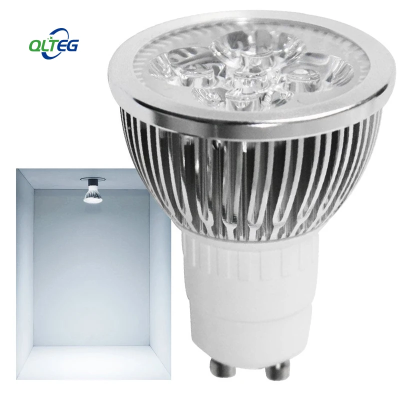 1pcs Super Bright 3W 4W 5W GU10 LED Bulbs Light 110V 220V Dimmable Led Spotlights warm/ cold white Natural White lamps