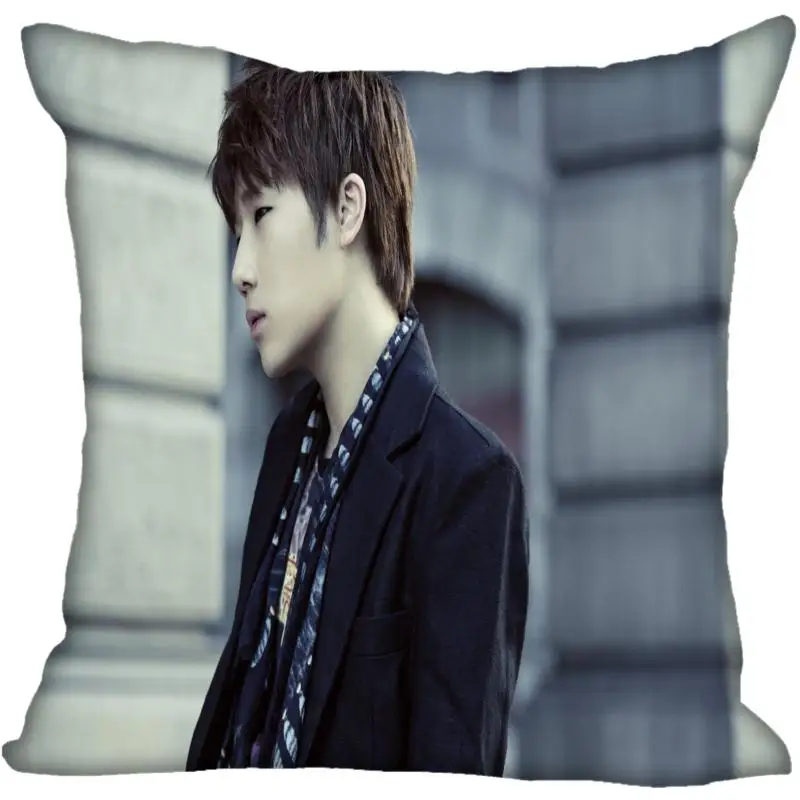 Custom Kpop Infinite Printed Square Pillowcases 40x40cm,35x35cm One Side Satin Pillowcase Custom Logo