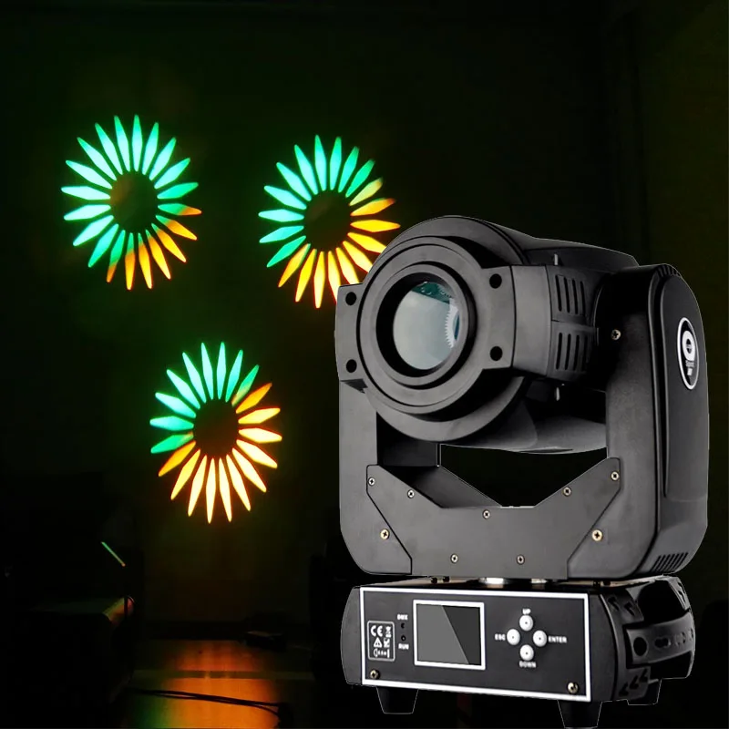 

90W LED Moving Head Spot Gobo Light 90W LED Gobo Pattern RGBW 4in1 LED DMX Spot Moving Head Light for DJ Disco Party Event Stage