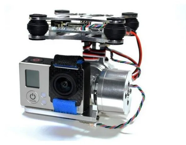 FPV Gopro Metal Brushless Camera Gimbal w/Motor &Controller,Blade Walkera QX350 Aerial photo