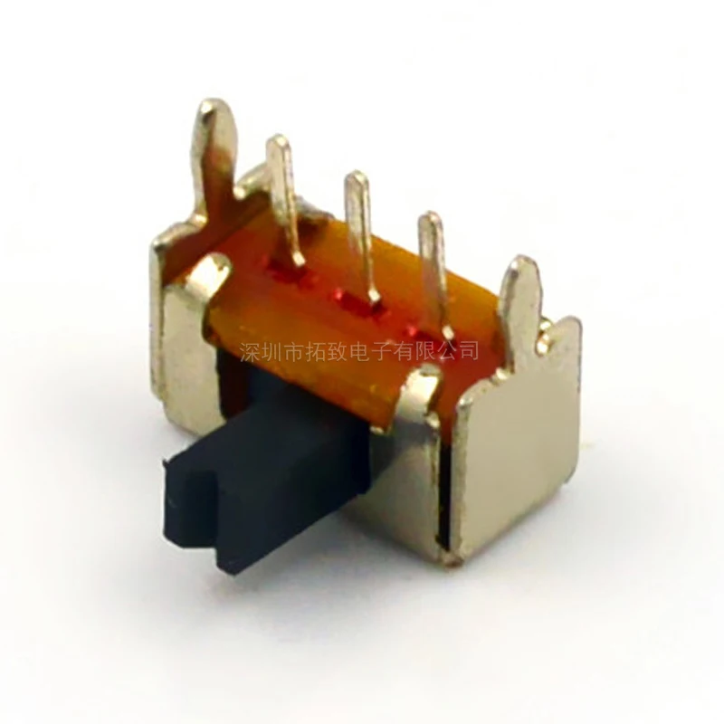 500PCS YT1998Y SK12D07 Toggle Switch 3Pin PCB 2 Position 1P2T SPDT Miniature Slide Switch Side Knob SK12D07VG4 High Quality