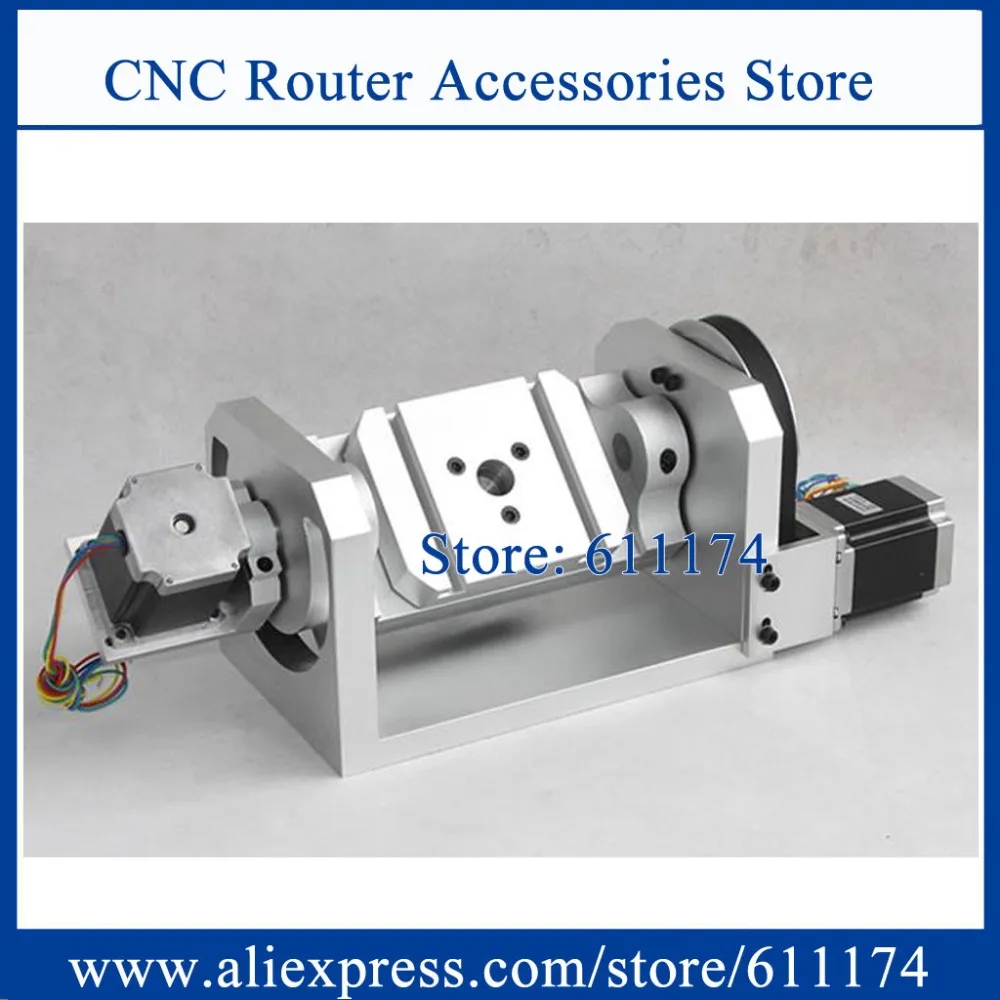 The 4th and 5th axis, A aixs cnc rotary axis without chuck