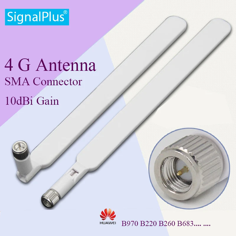 10pcs/lot SMA LTE Antenna Omni Directional 3G 4G FPV Antenna WiFi Range Extender AT&T Verizon Huawei 4G Router antenna 10dBi