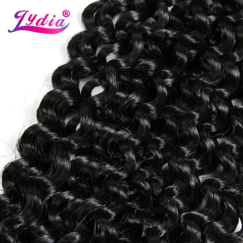 Lydia Della Boemia Della Treccia Della Sintetico Extensions Freetress Crochet Dei Capelli 14 "1PCS PURO Colore Kanekalon Intrecciare I Capelli Alla Rinfusa Afro Crespo