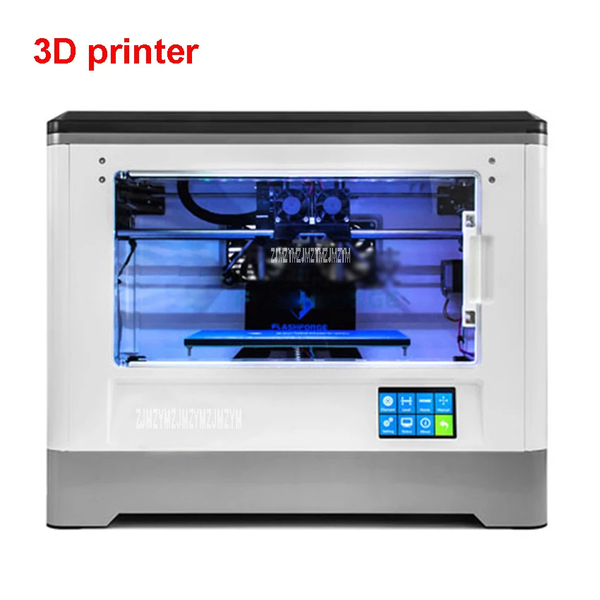 

100-240V Printer Dreamer WIFI and touchscreen Dual Extruder Fully Enclosed Chamber W/2 Free Spool Print thickness 0.1-0.5mm