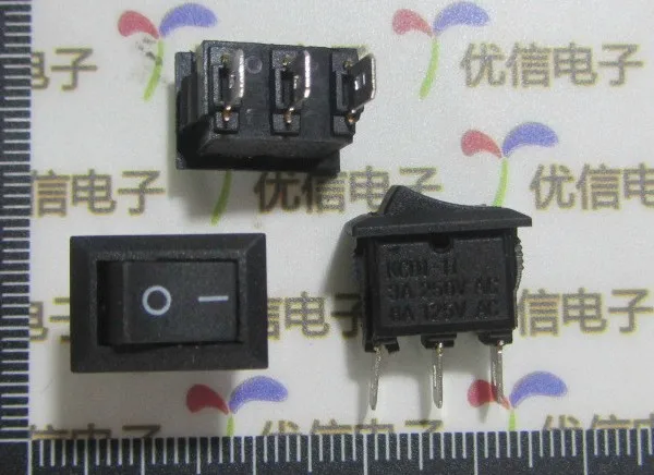 

15*10MM 250VAC 3A 3P rockey Switch copper feet