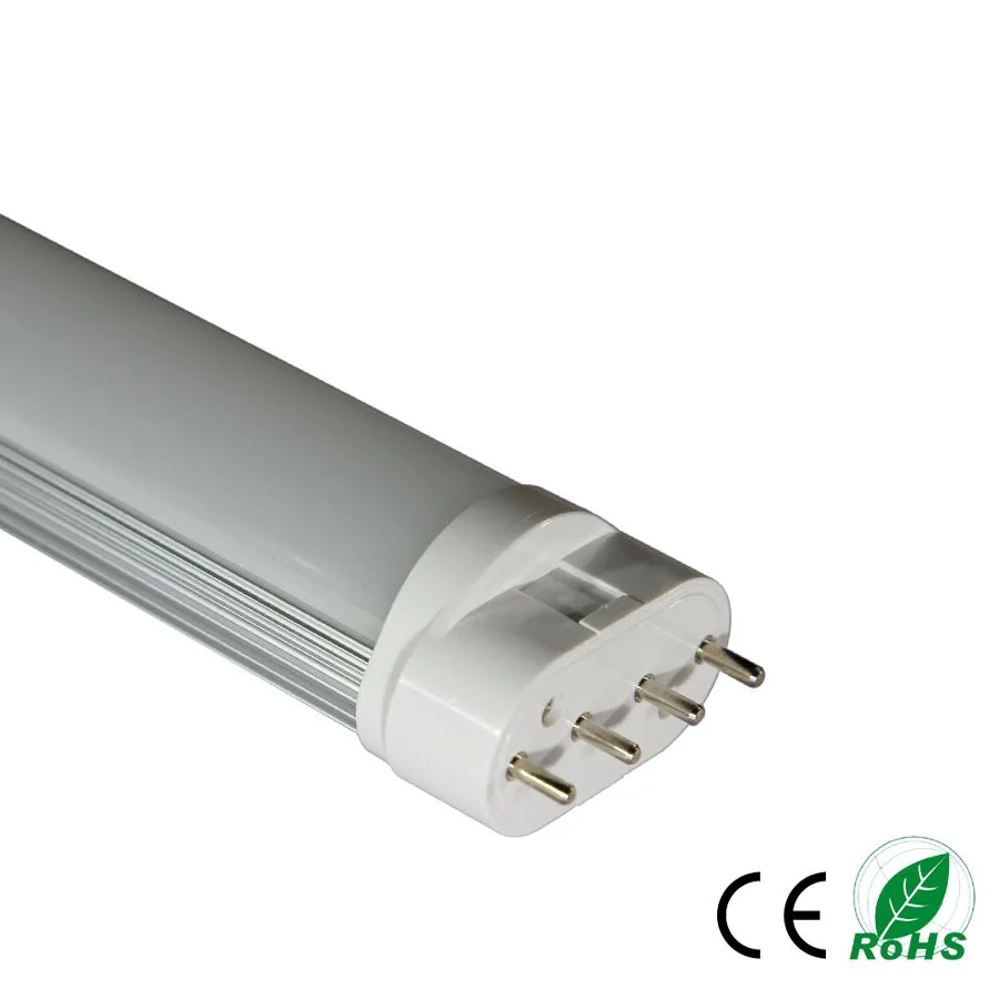 Imagem -02 - Led Tubo pl Luz 22w 4pin Plc Leitoso Transparente Capa 2g11 Tubo Lâmpada Ac85277v 10 Peças Lote 535 mm 2g11