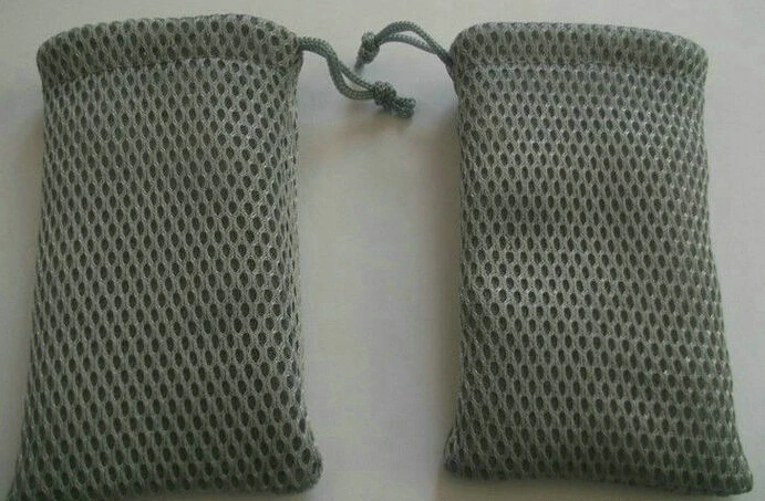 

100pcs free shipping mesh drawstring bag jewelry mesh bag mesh gift bag pouche custom logo for gift camera phone jewelry
