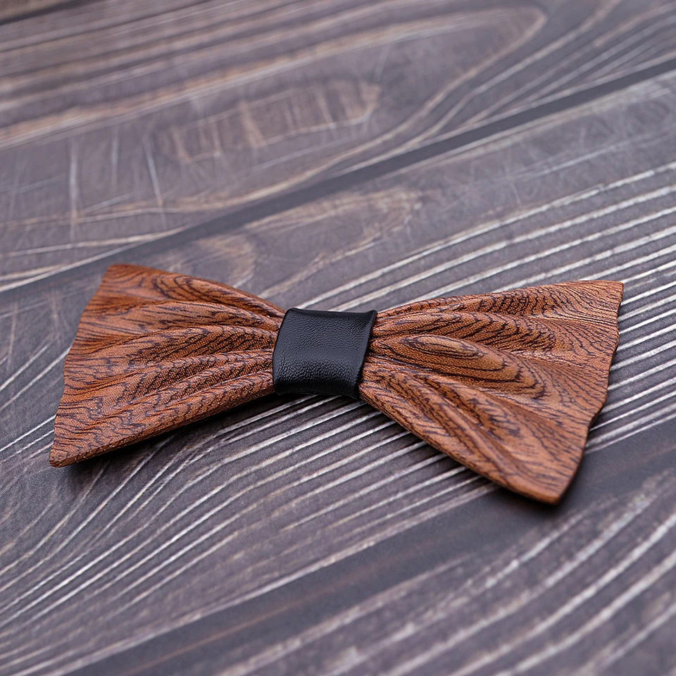 Mens Wooden Bow tie designers fashion gravata noeud papillon bois pajarita madera wood bowtie men necktie goom shirt accessories