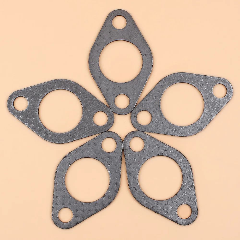 5Pcs/lot Muffler Gasket Fit Honda GX270 GX390 GX340 GX240 188F 190F 5.5KW 6.5KW Small Gasoline Engine Motor Petrol Generator