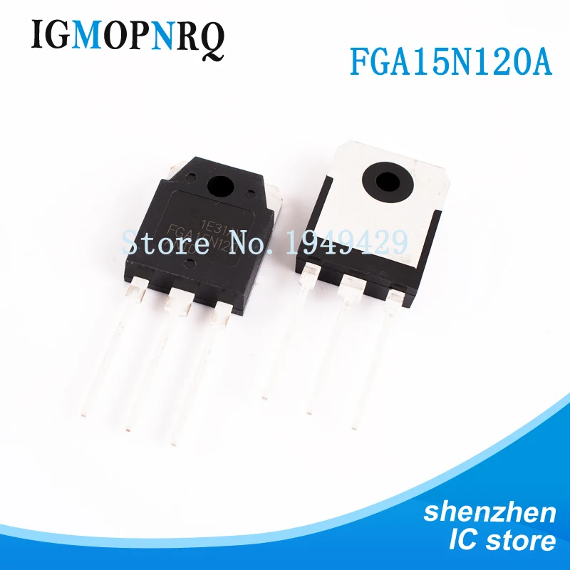 2PCS FGA15N120ANTD TO3P FGA15N120 15N120 IGBT transistor 1200V NPT Trench new