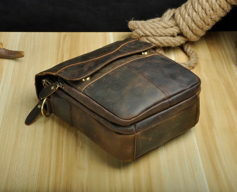 Bolso de mano de cuero para hombre, Cartera de diseño cruzado de un hombro, funda de tableta de 8 pulgadas, gran oferta, 144