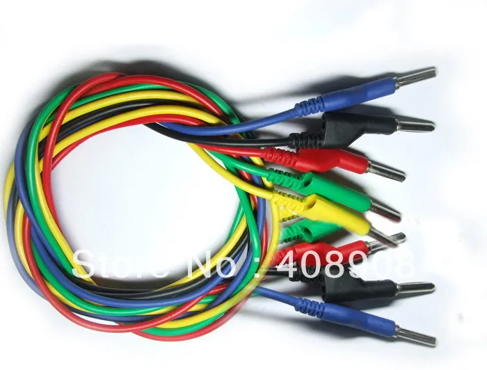 High Voltage silicone Cable Electrical test leads BANANA TO Banana Plug