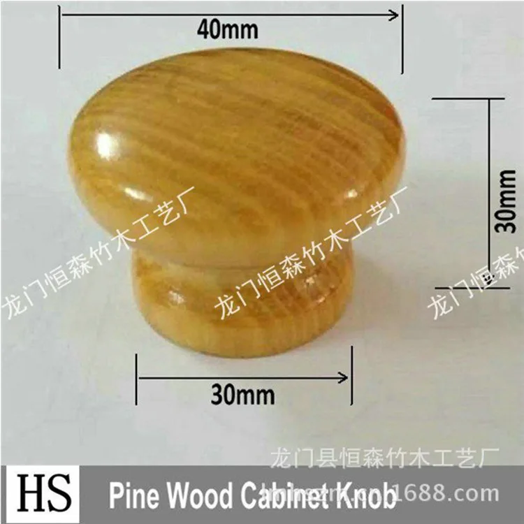 Direct wood handle Hengsen drawer cabinets lockers special wooden handle doorknob door handle