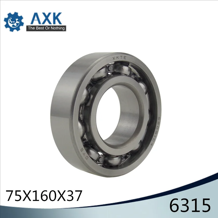 6315 Bearing 75*160*37 mm ABEC-3 P6 ( 1 PC ) For Motorcycles Engine Crankshaft 6315 OPEN Ball Bearings Without Grease