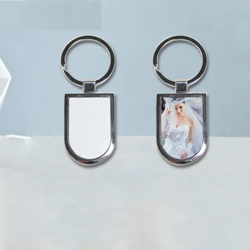 metal key ring for sublimation blank keychain for heat transfer blank consumable materials new 15  styles kuyg1 10pieces/lot