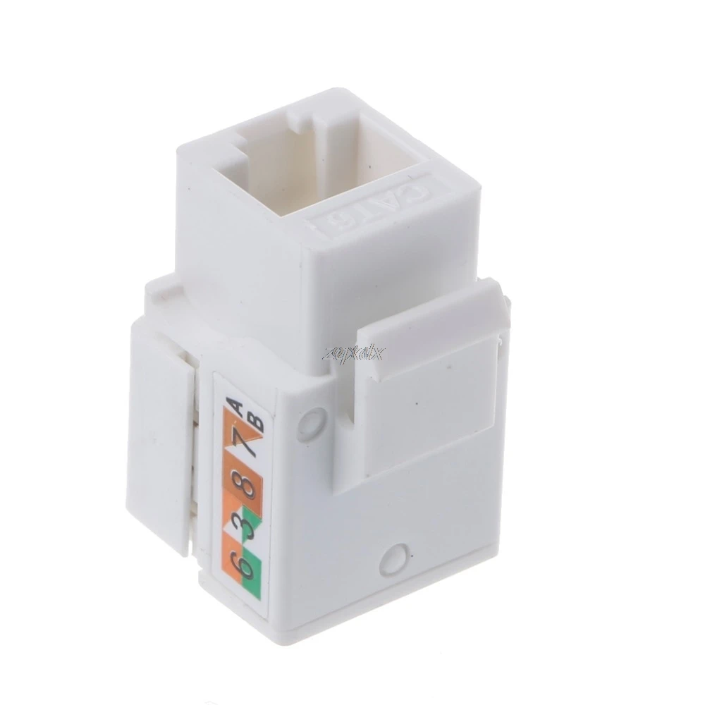 CAT6 Network Module Information Socket RJ45 Connector Adapter Keystone Jack Z09 Drop ship