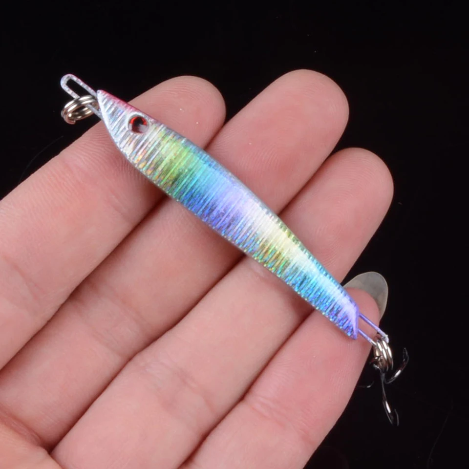 1Pcs 6cm 14.4g Stickbait Pencil Fishing Lures Sinking Lead Metal Jig Squid Lipless Stick Artificial Baits Wobblers Fishing Pesca