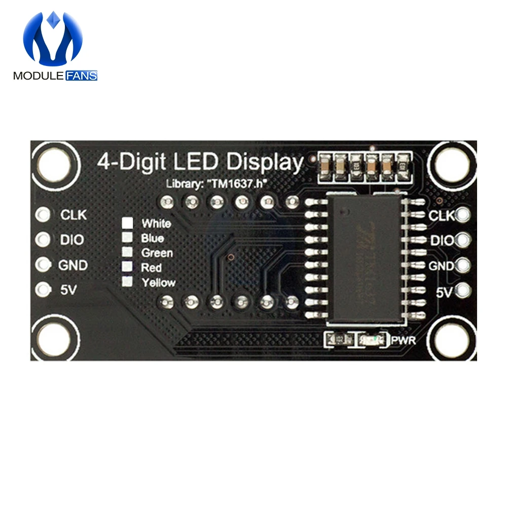 Green Color 0.36" 0.36 Inch TM1637 7 Segments Digital Display Tube 4-Digit LED  Module Board For Arduino