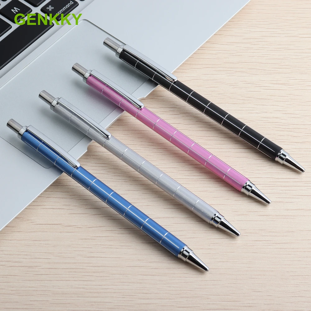 GENKKY Mechanical Pencils Full Metal Material Pencil For School Office HB 0.7,0.5mm Painting Pen Students Stationery Gift