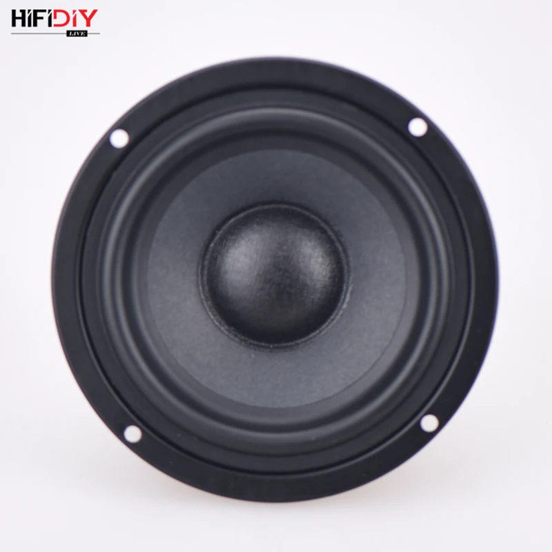 HIFIDIY LIVE HIFI 4 inch 4.5" Midbass Woofer speaker Unit  4 / 8 OHM 50W cotton and hemp fiber basin Loudspeaker B4-116S