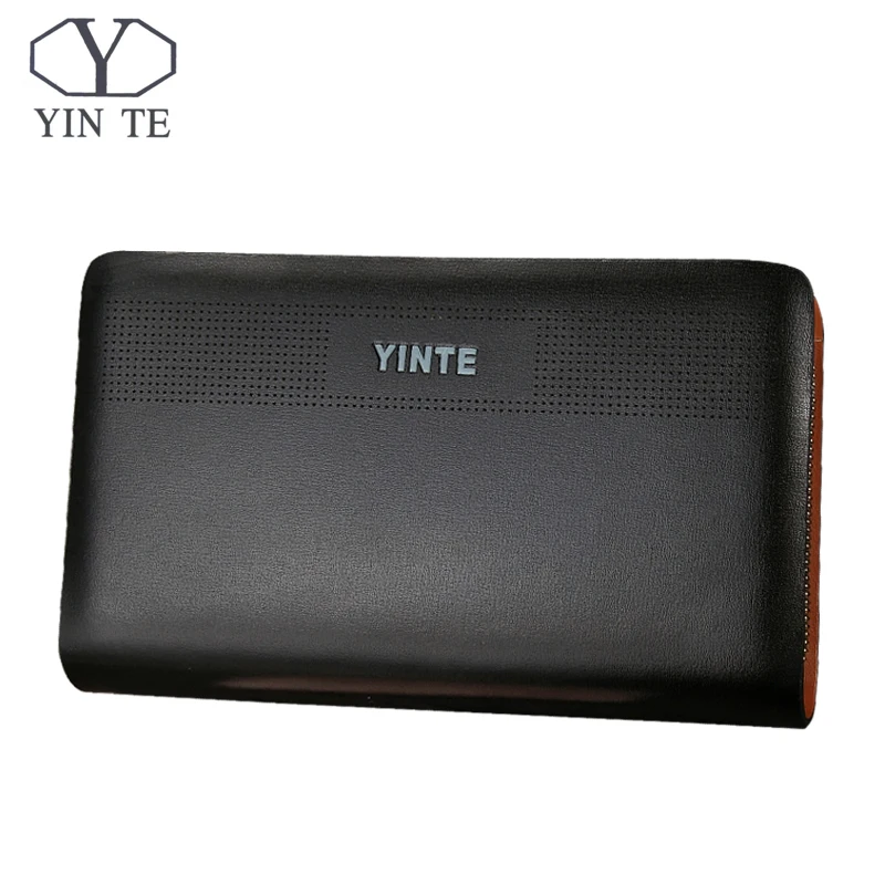 

YINTE Men Clutch Wallets Long Zipper Male Wallet Leather Wallet Men Purses Wallet Male Clutch Handy Bag Portfolio C8106-5