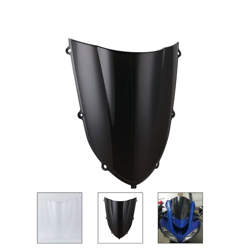 Motorcycle Windshield WindScreen Visor Viser Wind Deflector Fits For Kawasaki ZX10R 2004 2005 ZX 10R 04 05 Double Bubble