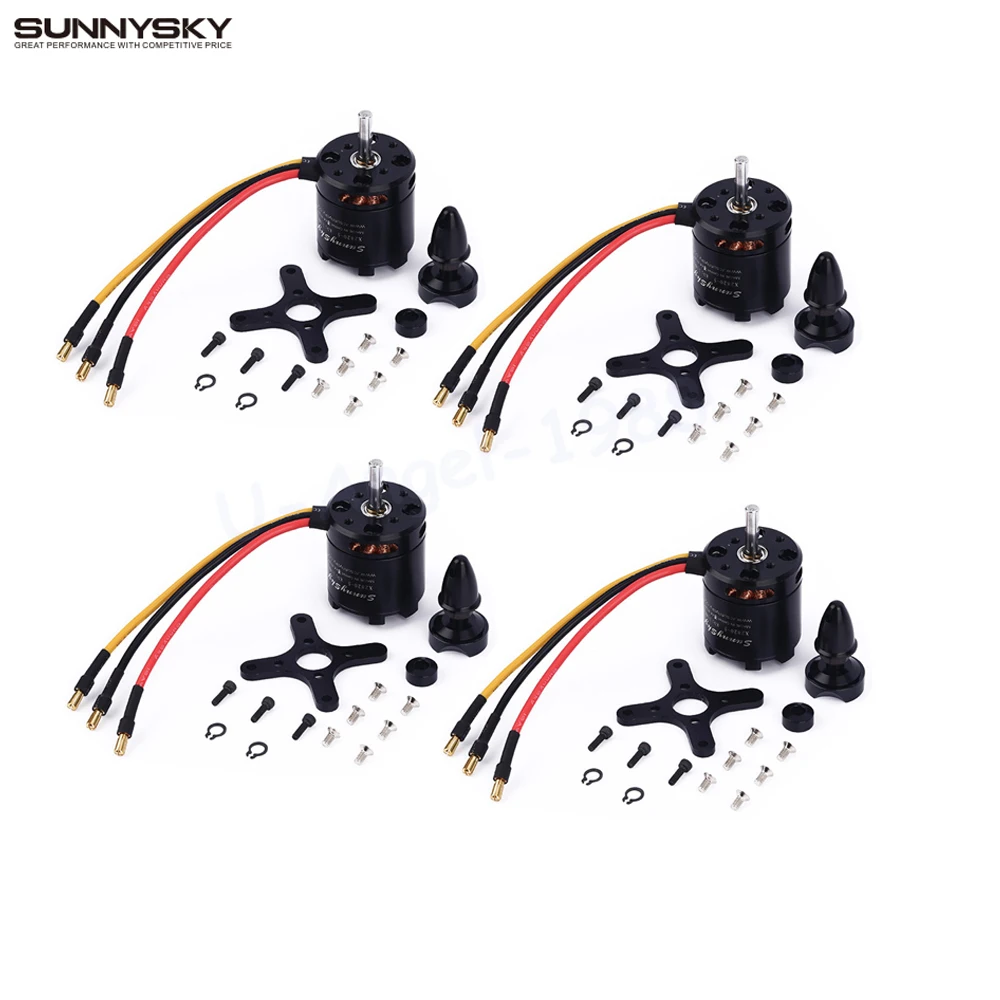 4set/lot SunnySky X2820 800KV 920KV 1100KV outrunner Brushless Motor Engine Servo OSD ESC For RC Airplane Quadcopter Hexrcopter