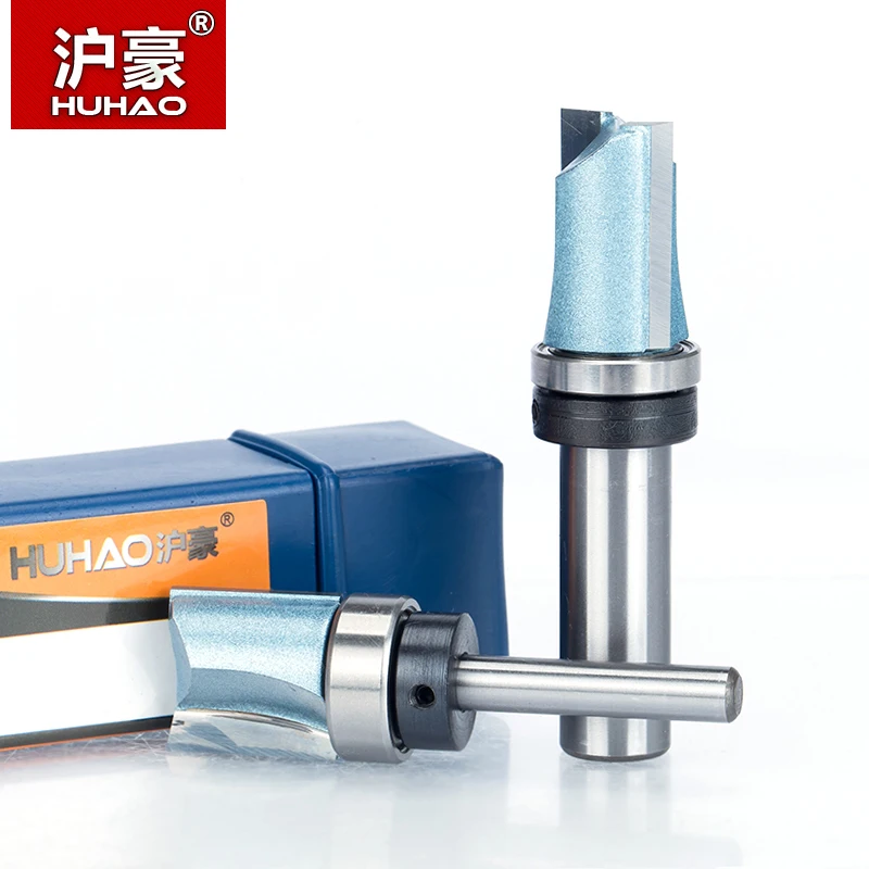 HUHAO 1pc Bearing Flush Trim Router Bit For Wood 1/2\