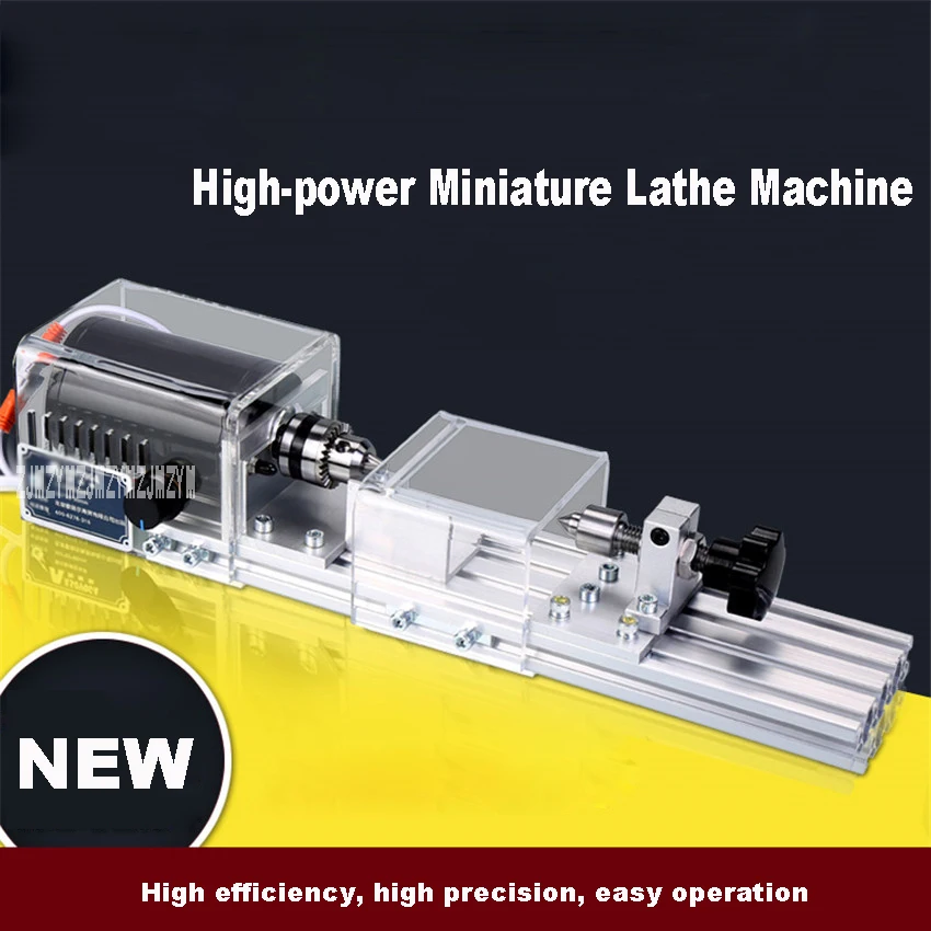 Multifunctional Household Woodworking Lathe Portable Micro-Lathe Polished Small Beads Machine 110V/220V 280W 8000r/min Hot Sale