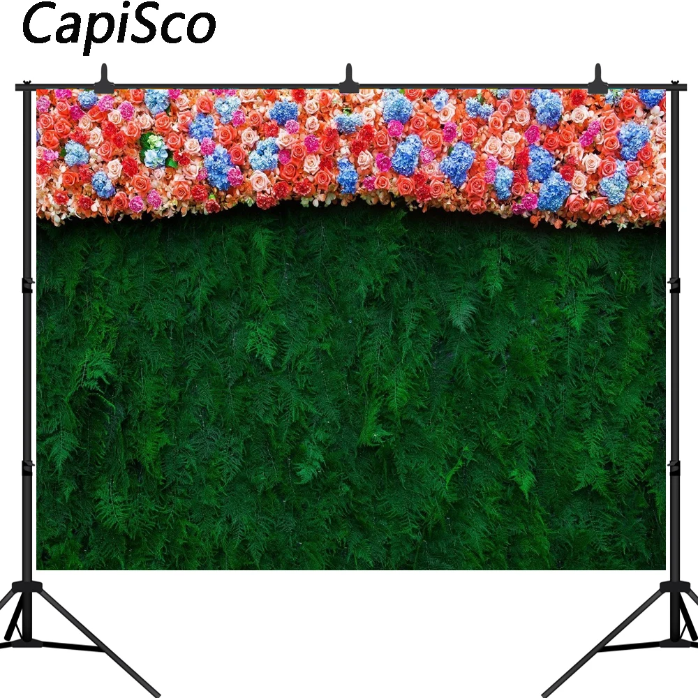 Фон для свадебной фотосъемки, фон для фотосъемки с зелеными листьями, фоны для детской фотостудии