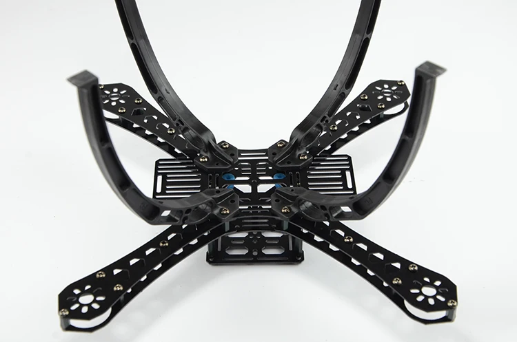 X4 250 280 310 360 380 mm interasse in fibra di vetro alieno attraverso Mini quadricottero Kit telaio fai da te RC Multicopter FPV Drone