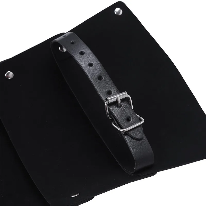 Sexy Männer Schwarz Dessous Faux Leder Einstellbare Körper Chest Harness Bondage Kostüm mit Schulter Rüstungen Schnallen Strumpfhosen Zentai