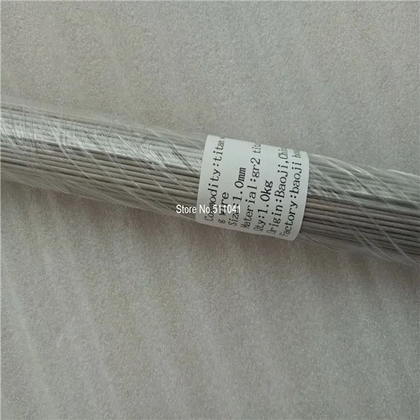 AWS A5.16 TIG & MIG Titanium wire ,titanium weld wire dia 1.0mm 1kg wholesale price,Paypal is available