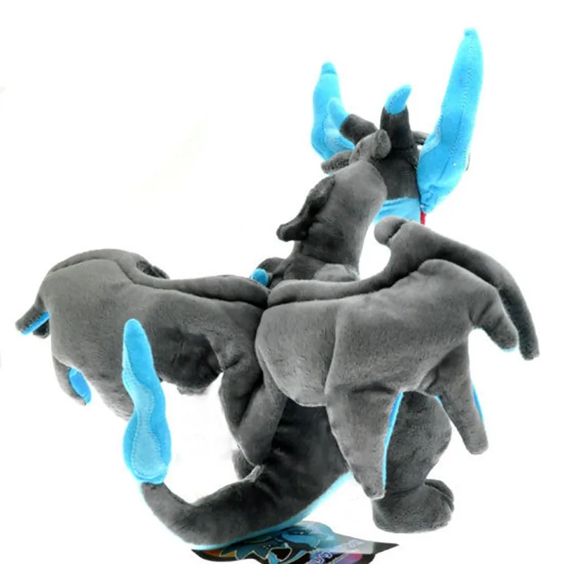 2 Stks/partij 10 "Charizard Knuffel Pop Mega Evolution X Y Charizard Pluche Soft Gevulde Dieren Speelgoed Voor Kinderen kids Geschenken