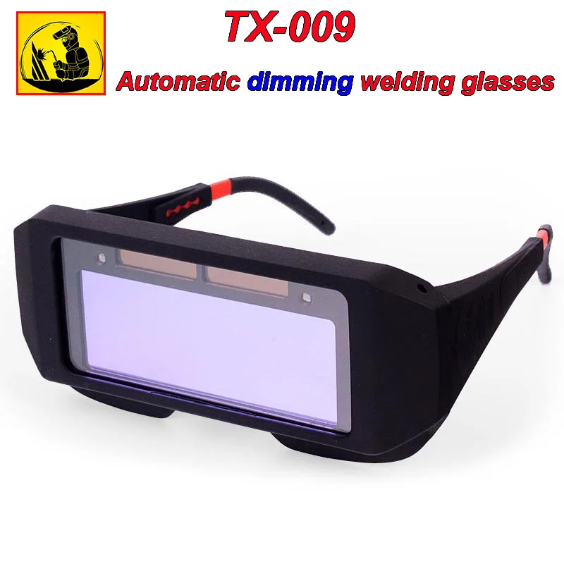 TX-009 Solar energy Automatic dimming Welding glasses specialty protection goggles glare arc Eye protection Safety glasses