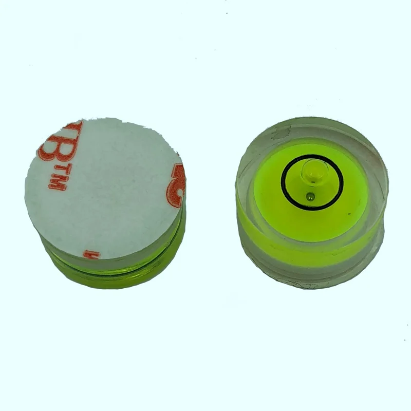 HACCURY Double-sided Adhesive Level Bubble Spirit Bubble Level with Adhesives