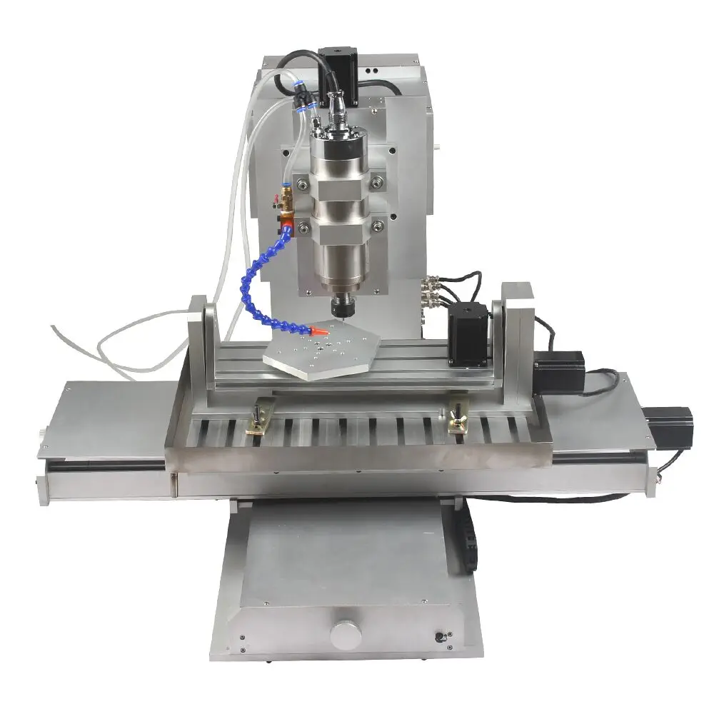 EU STOCK CNC 5 Axis Router Mach 3 USB Ball Screw CNC HY-6040 FOR Wood Aluminum Copper Metal Milling Machine EU Ship US Stock