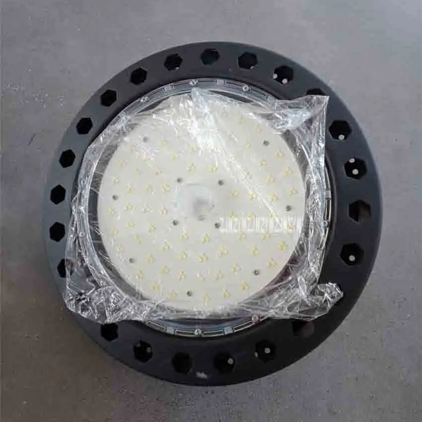 6 Cái/lốc 100W UFO 3030LED Công Nghiệp Khai Thác Mỏ Đèn Xưởng Trong Nhà Nhà Chiếu Sáng Đèn 85-265V 100-110LM/W 6500-7000K (280*105 Mm)